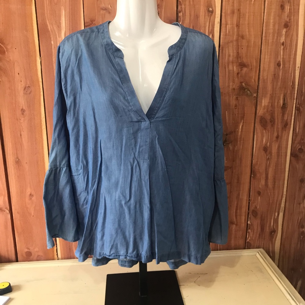 Loft blue top!